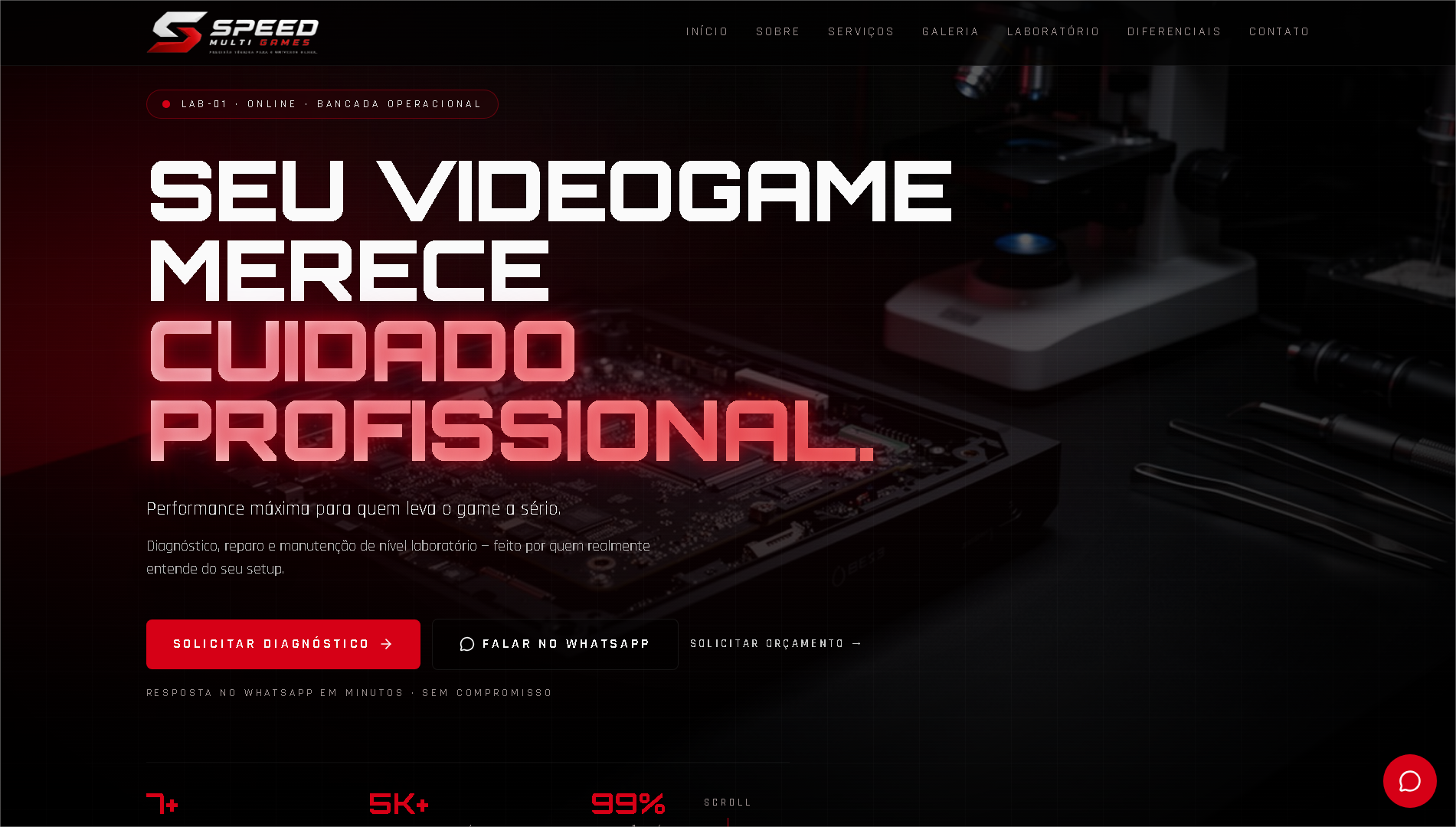 Projeto Speed Multi Games